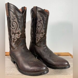 Double H Boots Men’s DH3255 Cowboy Boots Western Work Boots Size 9.5D Oil Tanned
